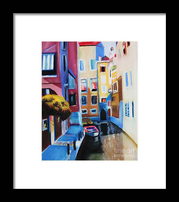 Venice Framed Print featuring the painting Venice by Melinda Etzold