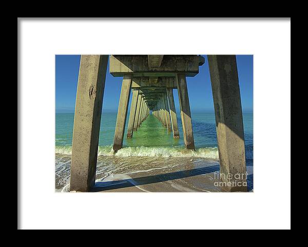 Venice Pier Framed Print featuring the photograph Venice Pier by Amazing Jules