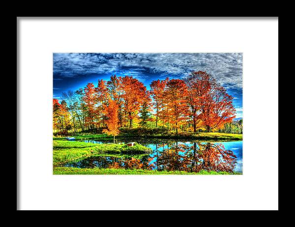 Autumn Framed Print featuring the photograph Vermont Colors by John Nielsen