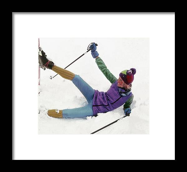 Fashion Framed Print featuring the photograph Veruschka Von Lehndorff In The Snow by Franco Rubartelli