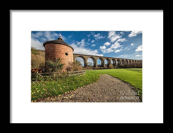 19 Arches Framed Print featuring the photograph Viaduct Ty Mawr Park by Adrian Evans