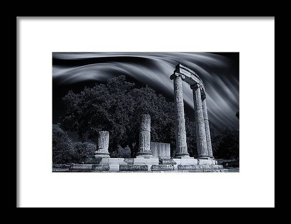 Victory Framed Print featuring the photograph Victory at the Battle of Chaeronea by Micah Goff