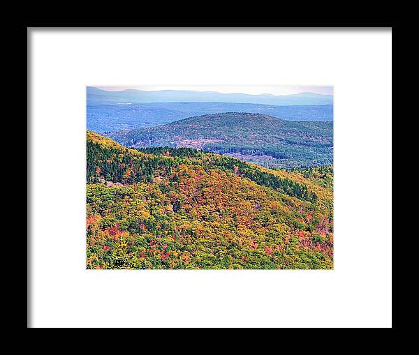Pack Monadnock Framed Print featuring the photograph View from Pack Monadnock by Janice Drew