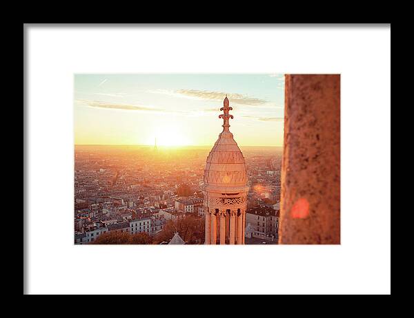 Tranquility Framed Print featuring the photograph View From Sacre Coeur by Gustav Stening