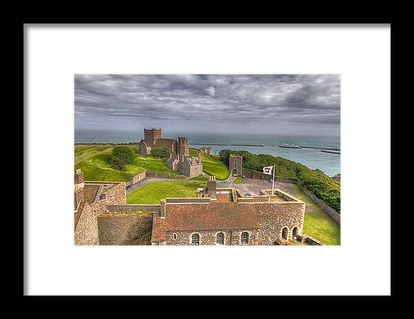 Dover Framed Print featuring the photograph View from the Great Tower by Tim Stanley