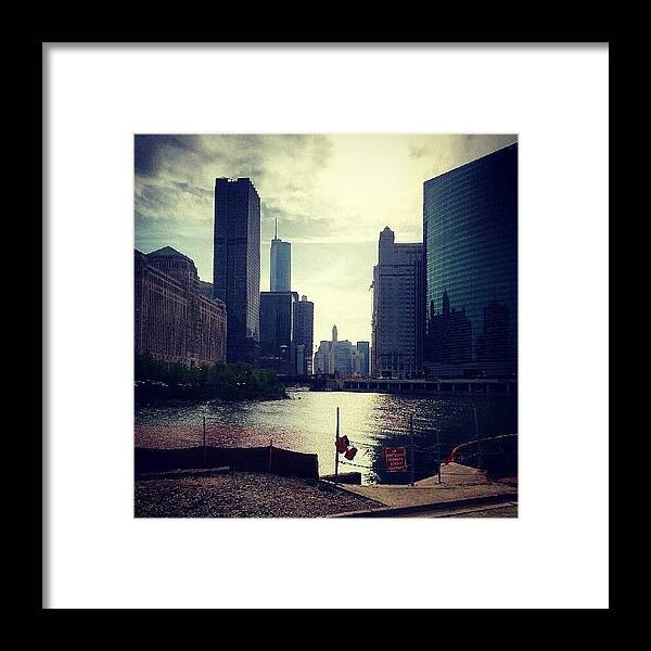 Chicago Framed Print featuring the photograph View From The Train by Jill Tuinier