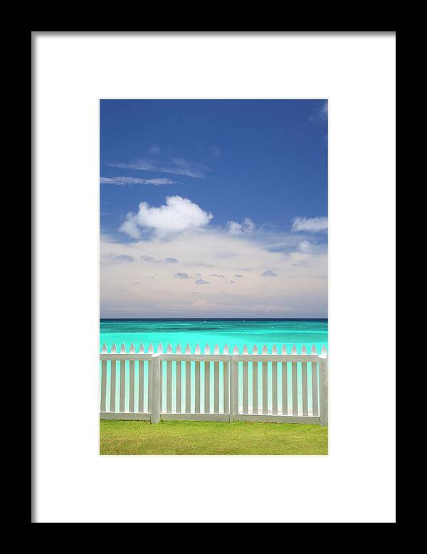 Tranquility Framed Print featuring the photograph View Of Caribbean Sea by Grant Faint