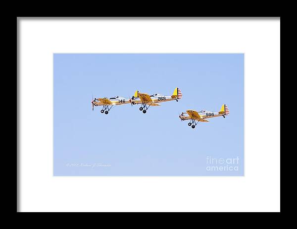 Vintage Framed Print featuring the photograph Vintage Aircraft 1 by Richard J Thompson 