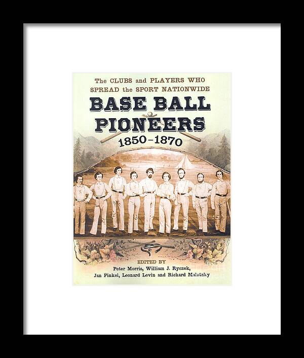 Vintage Framed Print featuring the photograph Vintage Baseball Pioneers Baseball Image by Action