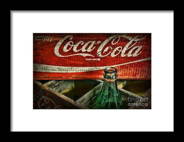 Coke Framed Print featuring the photograph Vintage Coca-Cola by Paul Ward