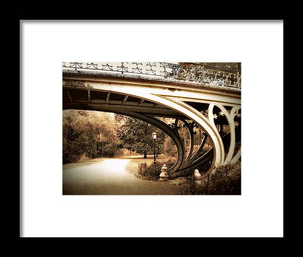 Gothic Framed Print featuring the photograph Vintage Gothic Bridge by Jessica Jenney