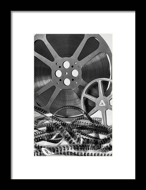 Vintage Movie Reels Framed Print by Paul Ward - Fine Art America