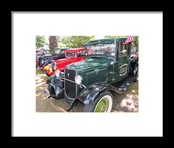 Vintage Framed Print featuring the photograph Vintage Truck by Max Lines