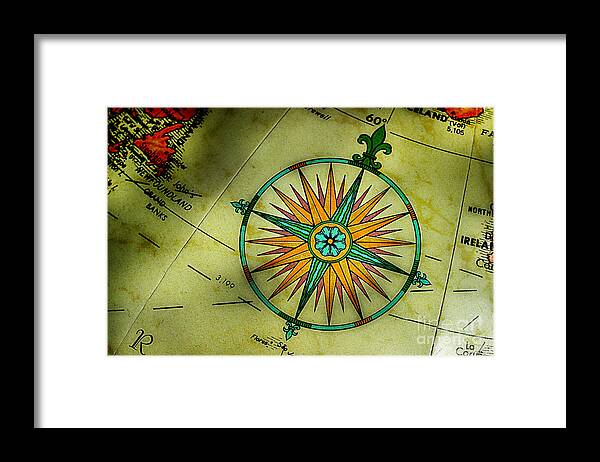 World Globe Framed Print featuring the photograph Vintage World Globe by Michael Eingle