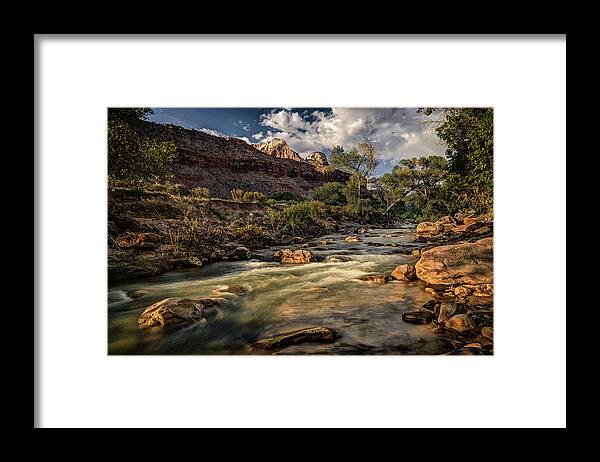 Jeff Framed Print featuring the photograph Virgin River by Jeff Burton