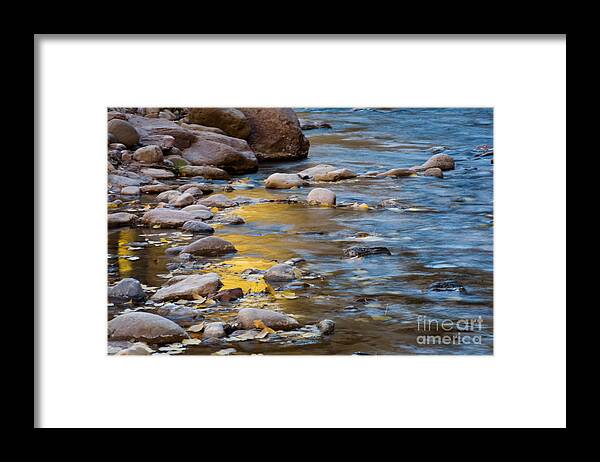 Autumn Framed Print featuring the photograph Virgin River Reflections by Fred Stearns