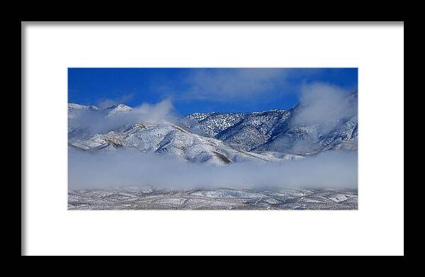 Mountains Framed Print featuring the photograph Visions by Marilyn Diaz