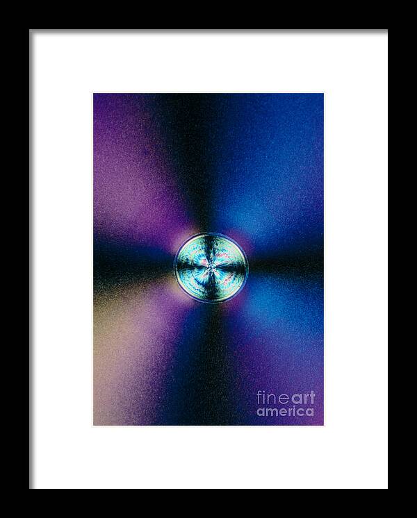Vitamin C Crystals Framed Print featuring the photograph Vitamin C Crystals by Claude Nuridsany and Marie Perennou