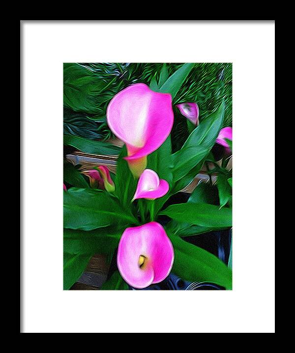 Vivacious Framed Print featuring the digital art Vivacious by Don Wright