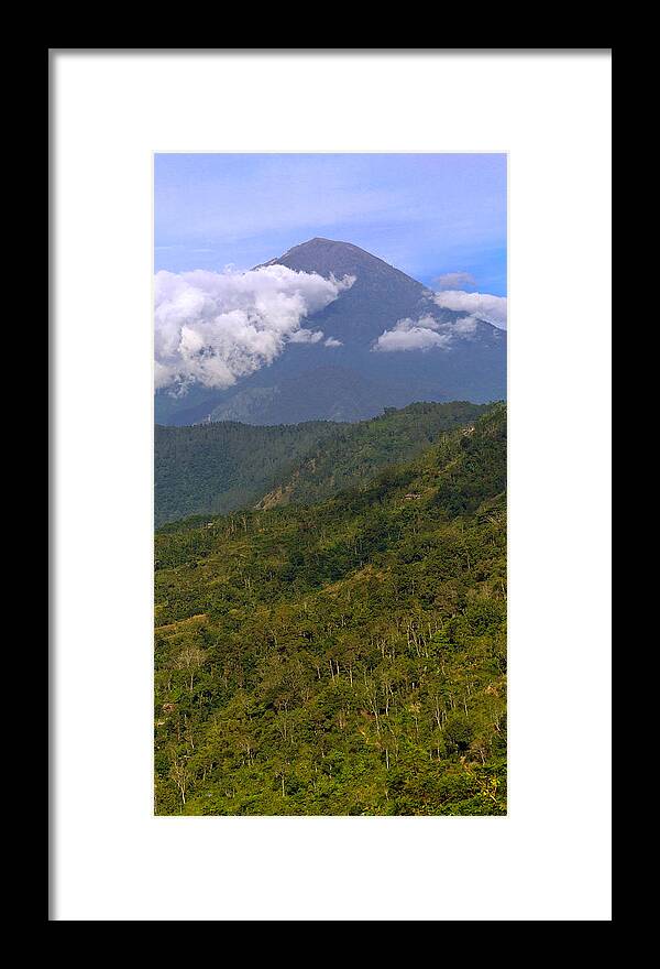 Travel Framed Print featuring the photograph Volcano - Bali by Matthew Onheiber