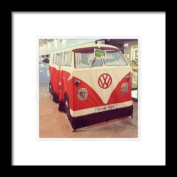 Type2 Framed Print featuring the photograph Volkswagen Type 2 #volkswagen #type2 by Raul Garrido