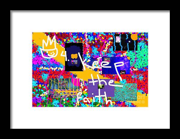 Volord Kingdom Rule #4 Framed Print featuring the digital art Volord Kingdom Rule #4 by Walter Paul Bebirian