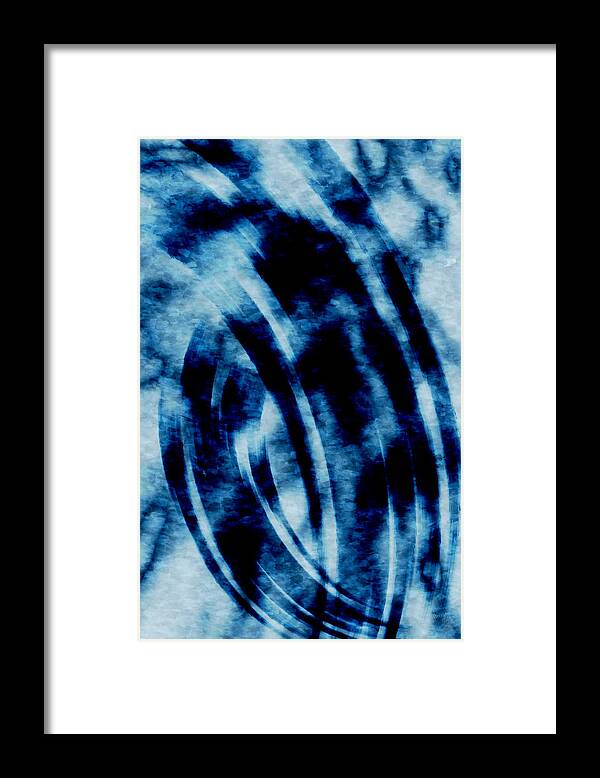 Blues Framed Print featuring the digital art Wail by Matthew Lindley