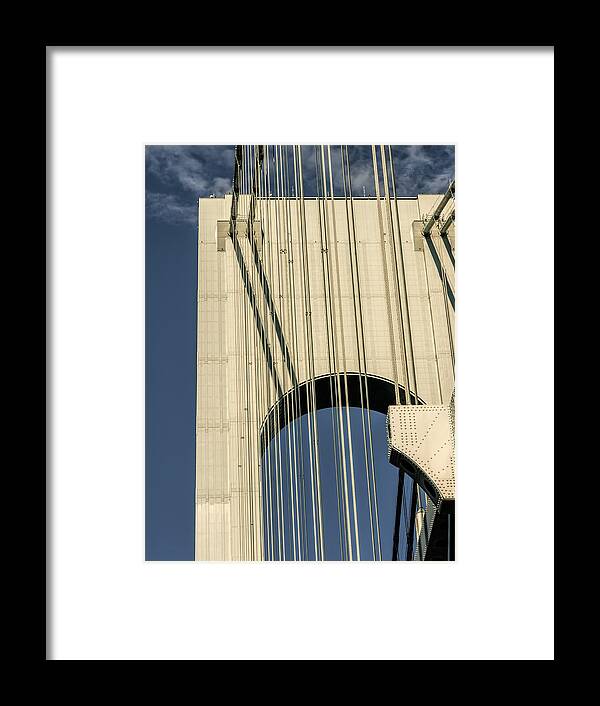 Bridge Cables Framed Print featuring the photograph Wait of the World by S Paul Sahm