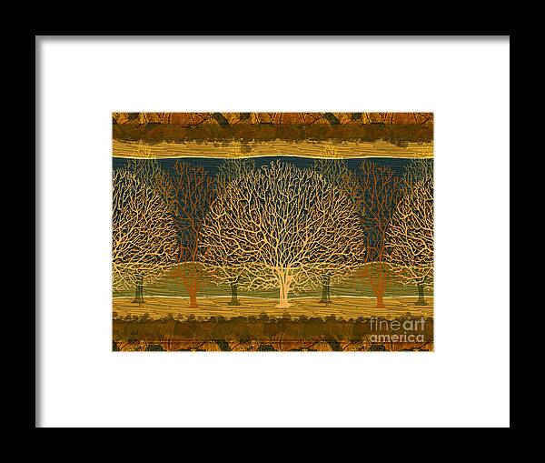 Spring Framed Print featuring the digital art Waiting For Spring by Peter Awax