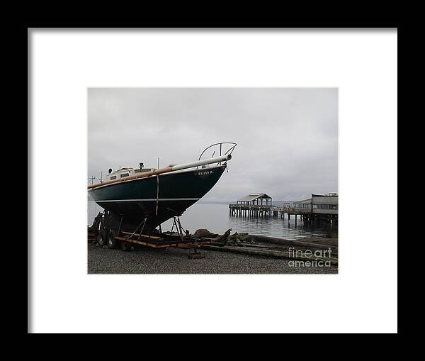 Water Framed Print featuring the photograph Waiting for Spring by Laura Wong-Rose