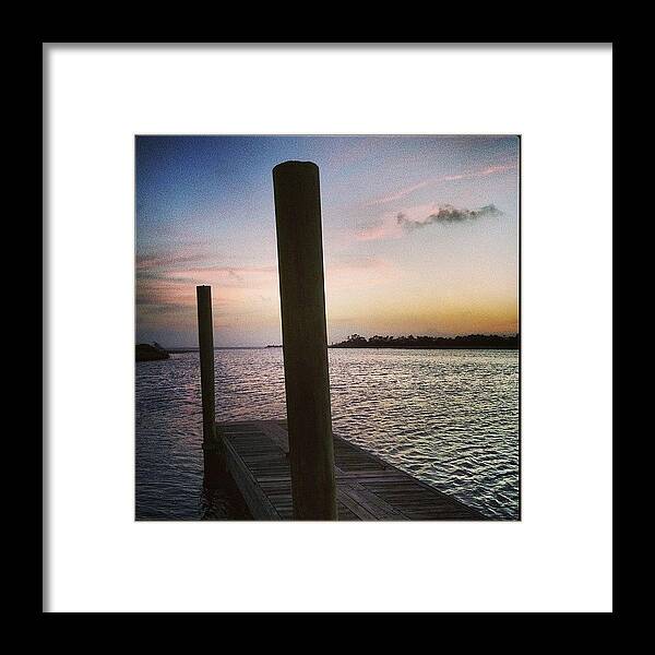 Bhi Framed Print featuring the photograph Waiting For Sunrise #bhi by Monica Wilson