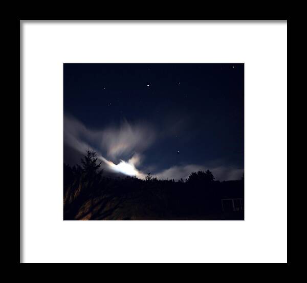 Oregon Framed Print featuring the photograph Waiting For The Moon by KATIE Vigil