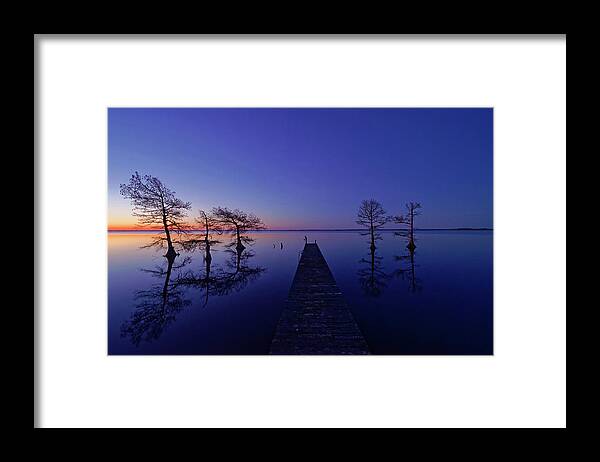 Lake Framed Print featuring the photograph Waiting by Liyun Yu