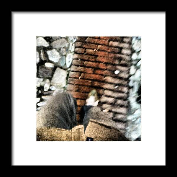 Vacancy Framed Print featuring the photograph #walking Alone In An Ancient #road by Stewy Buothz