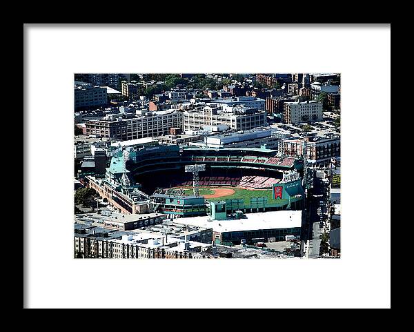 Boston Framed Print featuring the photograph Walking through Boston 9 - Fenway Park by Norma Brock