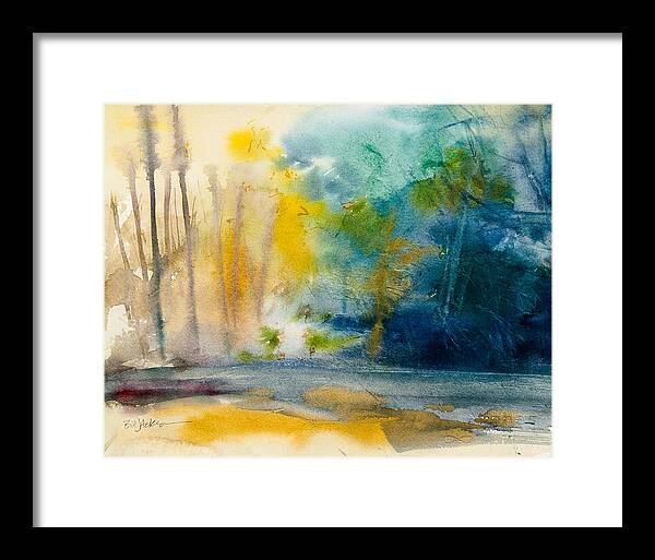 Cypress Tree Framed Print featuring the painting Wall Doxey 5 by Bill Jackson