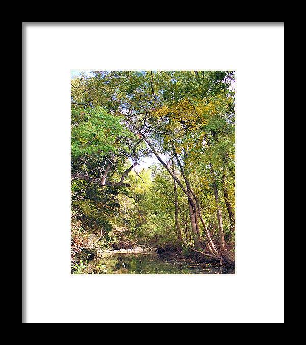 Walnut Creek Framed Print featuring the painting Walnut Creek by Troy Caperton