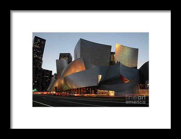Bob Framed Print featuring the photograph Walt Disney Concert Hall 21 by Bob Christopher