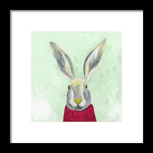Animal Framed Print featuring the photograph Warm bunny by Cathy Walters