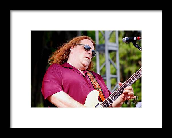 Music Framed Print featuring the photograph Warren Haynes by Angela Murray