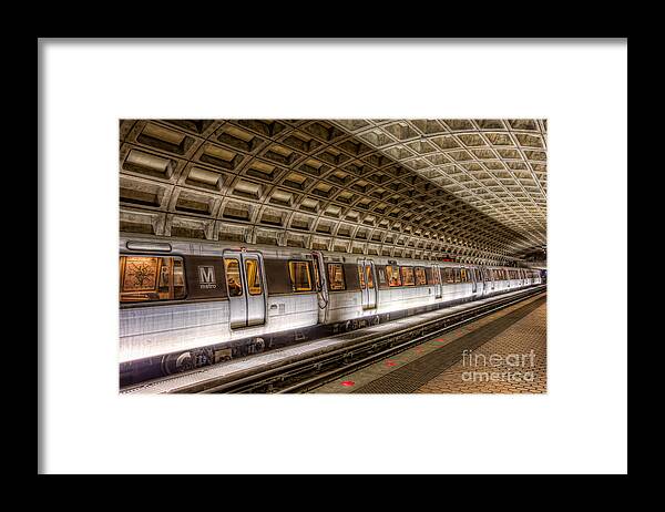 Clarence Holmes Framed Print featuring the photograph Washington DC Metro Station V by Clarence Holmes