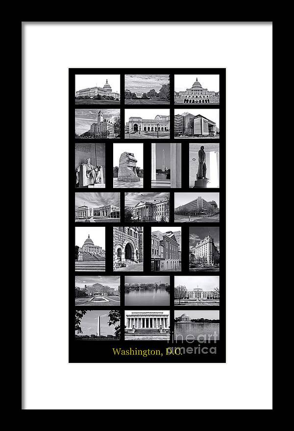 Washington Framed Print featuring the photograph Washington DC Poster by Olivier Le Queinec