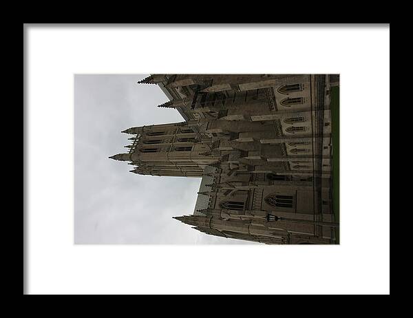 Alter Framed Print featuring the photograph Washington National Cathedral - Washington DC - 011356 by DC Photographer