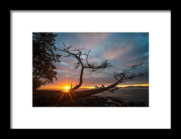 Washington Framed Print featuring the photograph Washington Park Sunset by TM Schultze