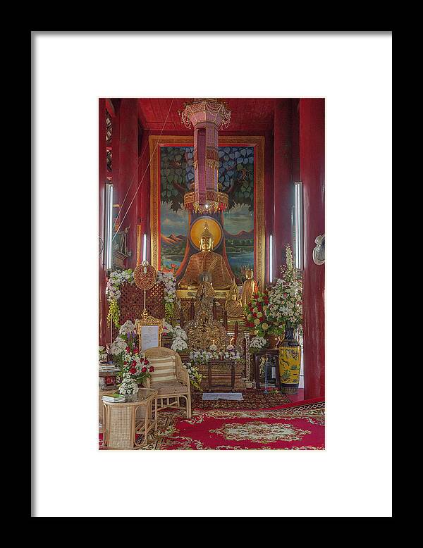 Scenic Framed Print featuring the photograph Wat Chedi Liem Phra Wihan Buddha Image DTHCM0827 by Gerry Gantt