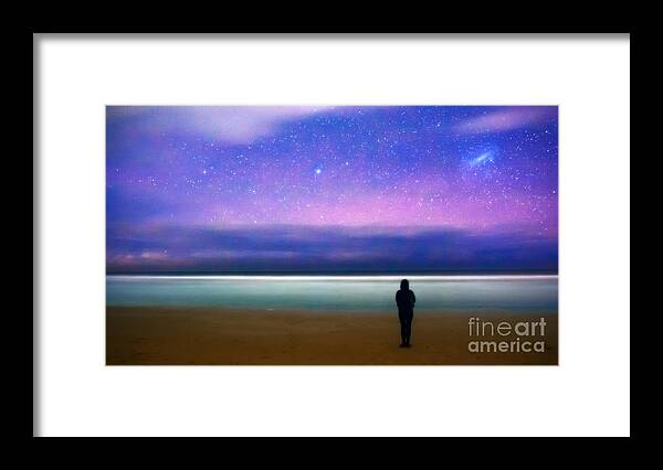 Stars Framed Print featuring the photograph Watcher of the Skies by Russell Brown