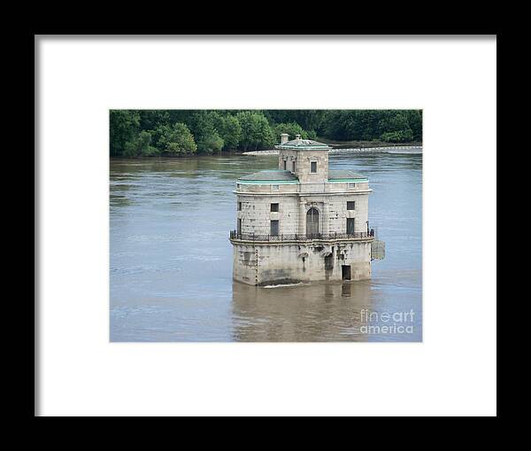  Framed Print featuring the photograph Water House by Kelly Awad