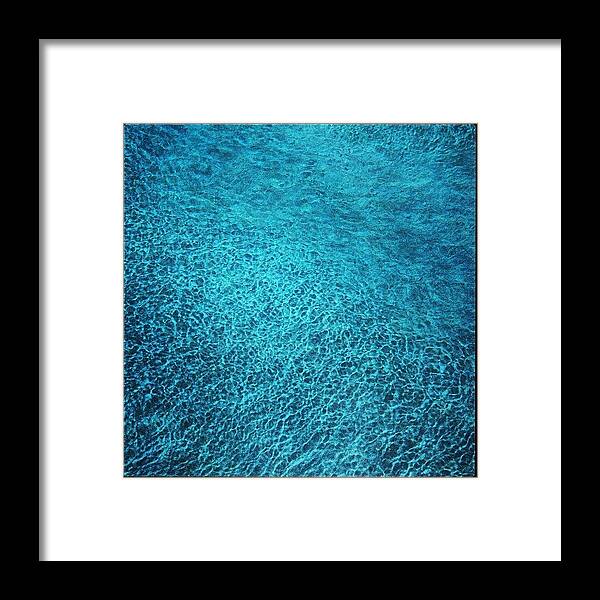  Framed Print featuring the photograph Water Texture by Peter Richter