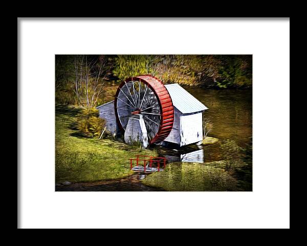Mill Framed Print featuring the photograph Water Wheel by Bill Howard