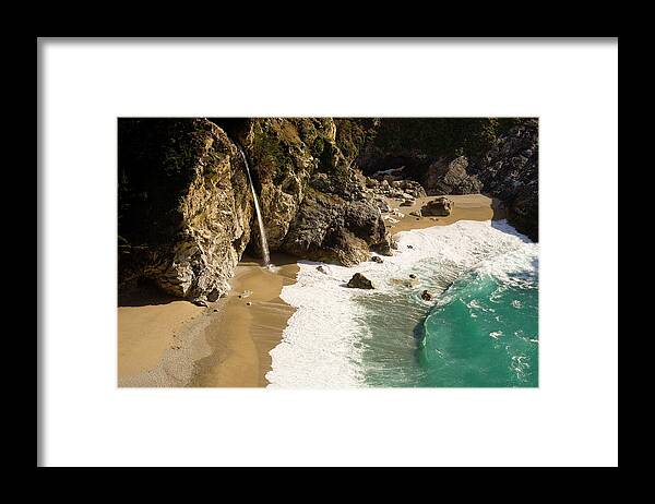 Tranquility Framed Print featuring the photograph Waterfall At Pfeiffer Burns State Park by Matthew O'shea